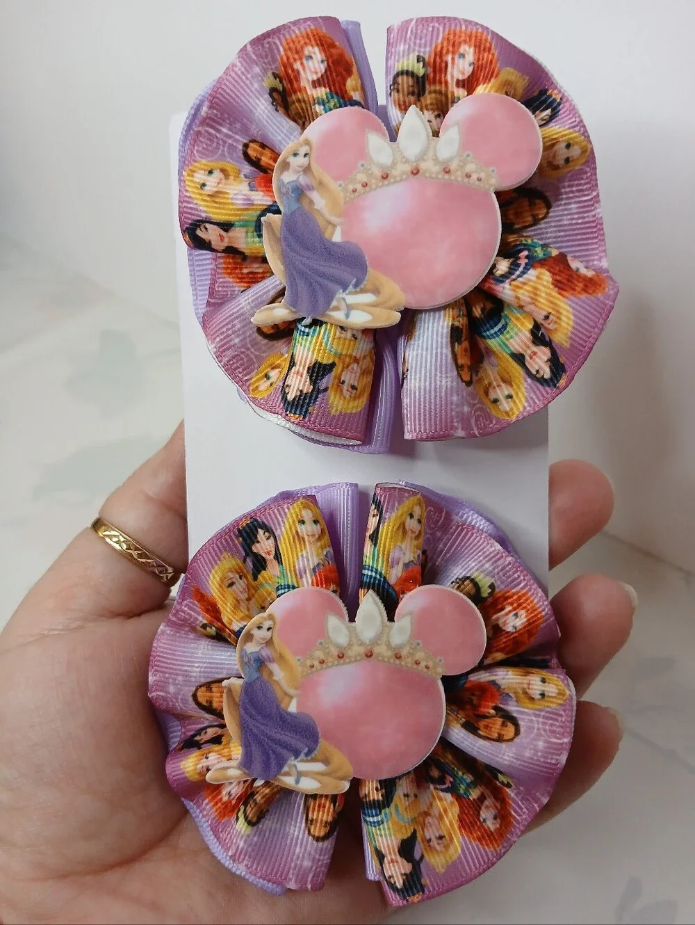 Hair Bows Set Princess